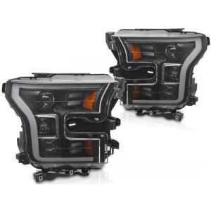 LAMPY REFLEKTORY FORD F150 MK13 14-17 TUBE LED BLACK - Części samochodowe Hansauto.pl