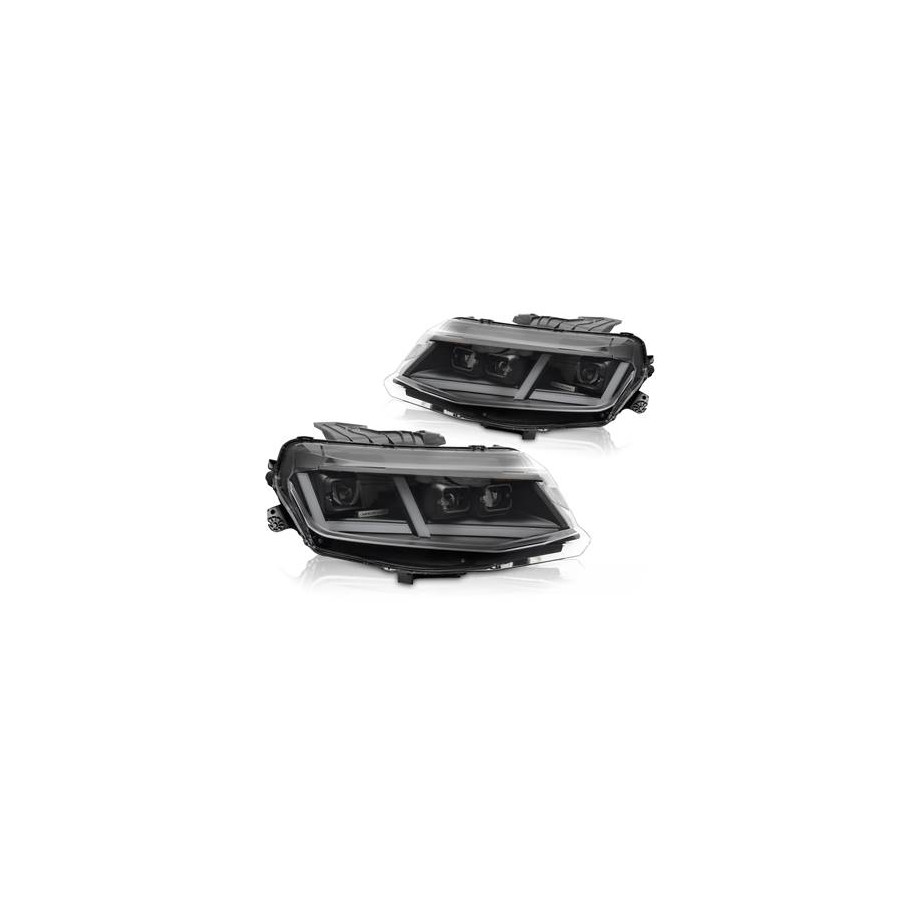 LAMPY REFLEKTORY CHEVROLET CAMARO 16-18 TUBE FULL LED BLACK DRL DTS - Części samochodowe Hansauto.pl