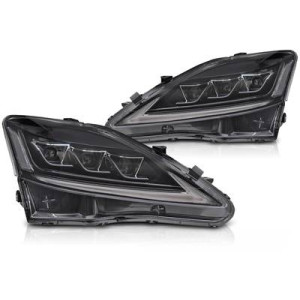 LAMPY REFLEKTORY LEXUS IS 06-13 FULL LED BLACK DRL DTS - Części samochodowe Hansauto.pl