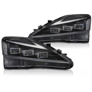 LAMPY REFLEKTORY LEXUS IS 06-13 FULL LED BLACK DRL DTS - Części samochodowe Hansauto.pl