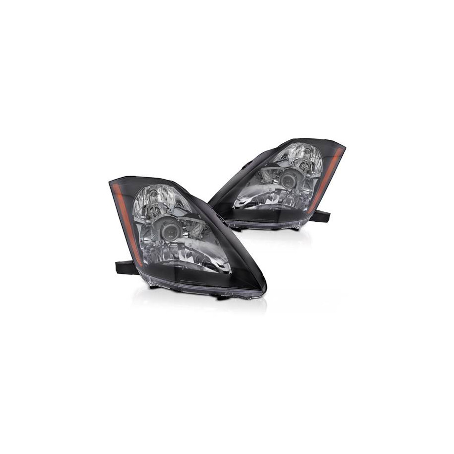 LAMPY REFLEKTORY PRZÓD NISSAN 350Z 03-05R BLACK H7/H1 - Części samochodowe Hansauto.pl