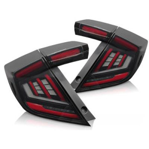 LAMPY TYLNE DIODOWE HONDA CIVIC X 16-21 LED BAR SMOKE DTS - Części samochodowe Hansauto.pl