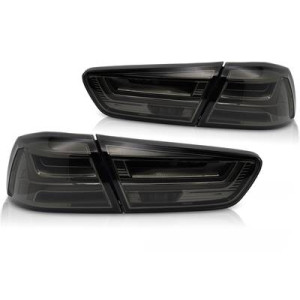 LAMPY TYLNE DIODOWE  MITSUBISHI LANCER 8 SEDAN 08-16 SMOKE LED DTS - Części samochodowe Hansauto.pl