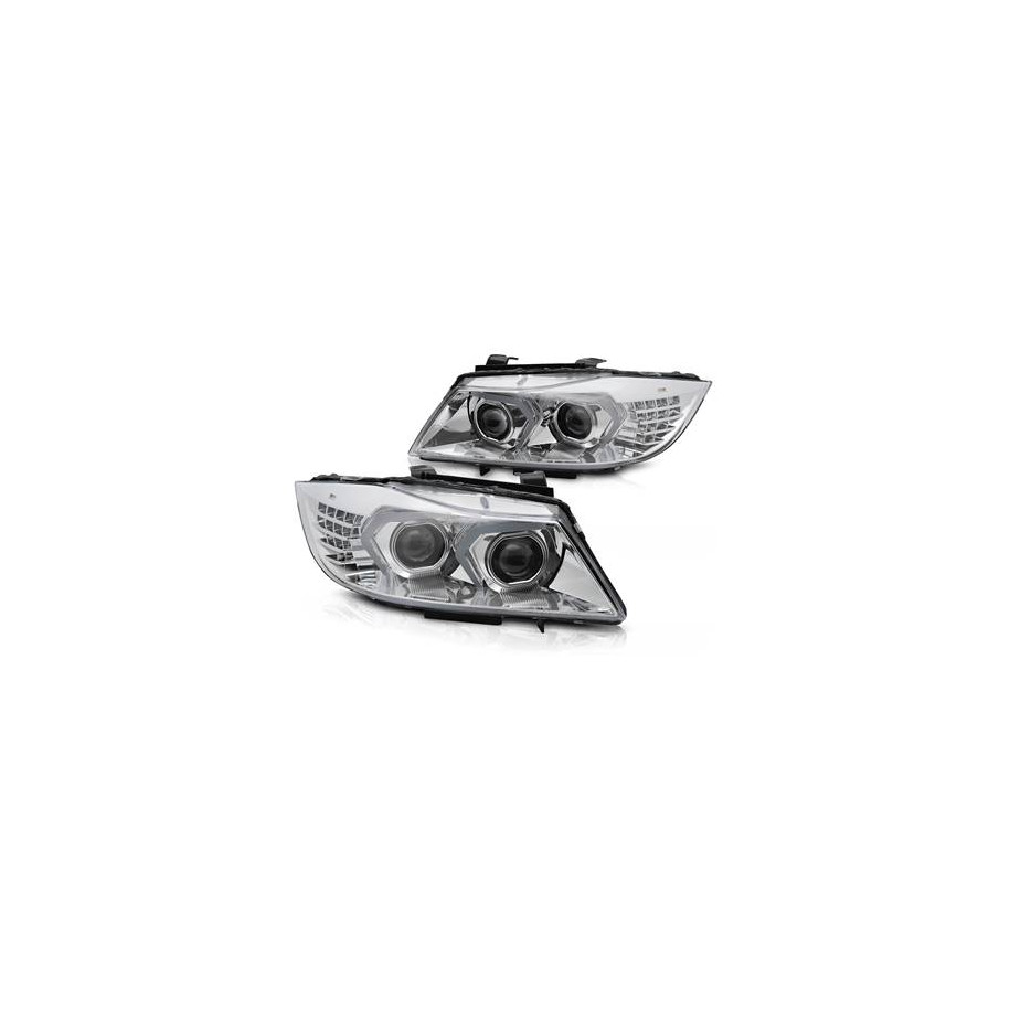 REFLEKTORY BMW E90/E91 LCI 09-11 XENON LED CHROM - Części samochodowe Hansauto.pl