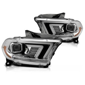 LAMPY REFLEKTORY DODGE DURANGO 10-13 CHROME LED TUBE SEQ - Części samochodowe Hansauto.pl