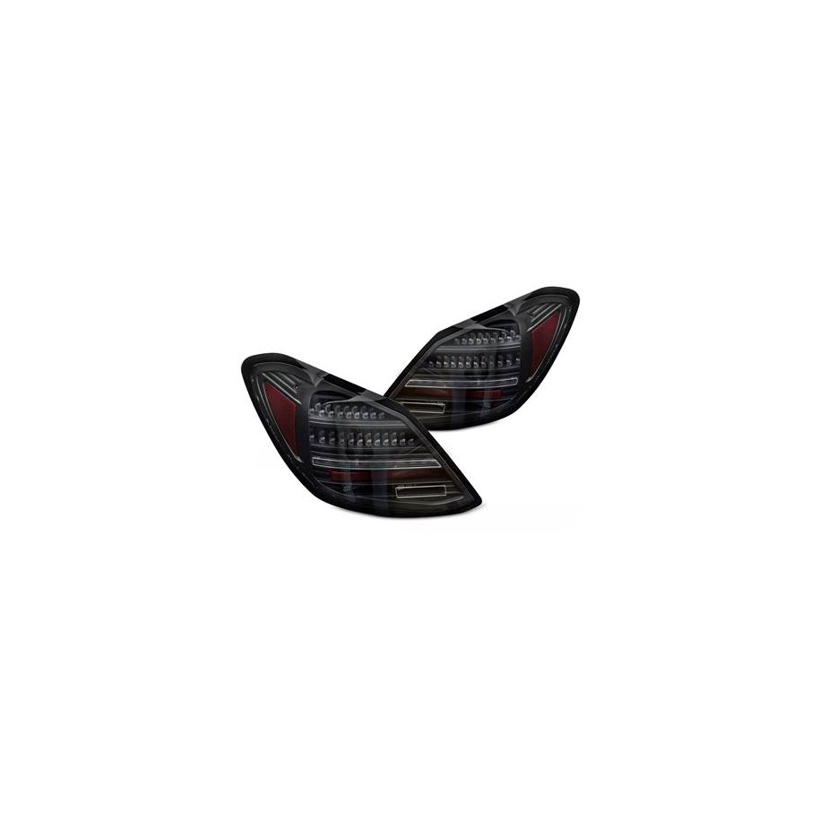 LAMPY TYLNE DIODOWE MERCEDES C-KLASA W205 14-21 BLACK LED DTS - Części samochodowe Hansauto.pl