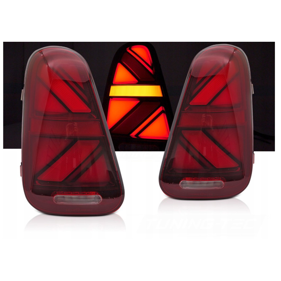LAMPY DIODOWE MINI COOPER R50 R52 R53 01-06 UNION RED LED BAR - Części samochodowe Hansauto.pl
