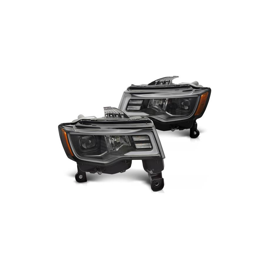 LAMPY REFLEKTORY CHRYSLER JEEP GRAND CHEROKEE 16-21 TUBE LIGHT BLACK - Części samochodowe Hansauto.pl