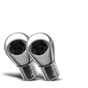 ŻARÓWKI DO KIERUNKOWSKAZÓW CHROM PY21W ASYMETRYCZNE 2szt - Części samochodowe Hansauto.pl