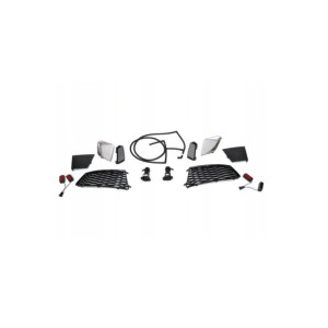 ZDERZAK PRZEDNI AUDI A6 C6 04-11 RS6 SPORT PDC GRILL BLACK - Części samochodowe Hansauto.pl