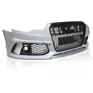 ZDERZAK PRZEDNI AUDI A6 C7 11-14 SPORT PDC ACC GRILL GLOSSY BLACK - Części samochodowe Hansauto.pl