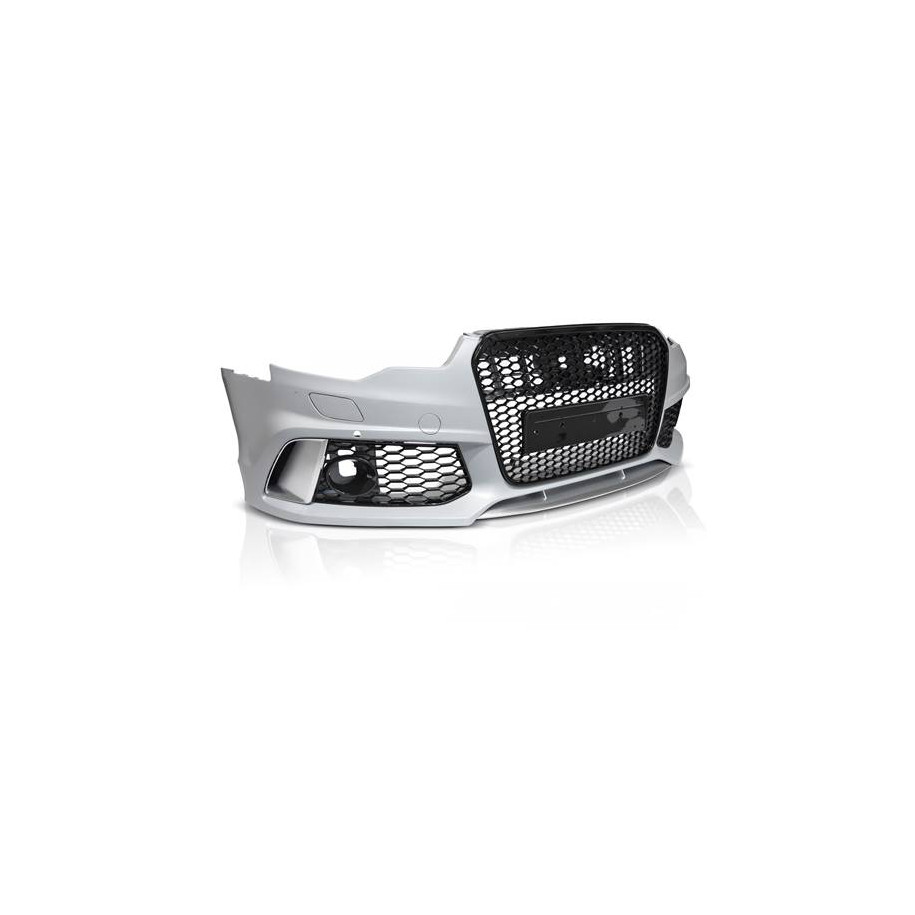 ZDERZAK PRZEDNI AUDI A6 C7 11-14 SPORT PDC ACC GRILL GLOSSY BLACK - Części samochodowe Hansauto.pl