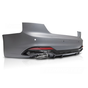 ZDERZAK TYLNY AUDI A5 F5 16-18 SPORT RS STYLE DYFUZOR -o--o- PDC - Części samochodowe Hansauto.pl