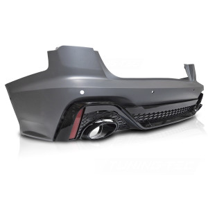 ZDERZAK TYLNY AUDI A6 C8 4A 18-22 DYFUZOR BLACK SPORT RS STYLE PDC - Części samochodowe Hansauto.pl